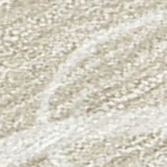 Beige And Ivory Geometric Washable Indoor Outdoor Area Rug Photo 2