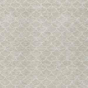 Photo of Beige And Ivory Geometric Washable Indoor Outdoor Area Rug