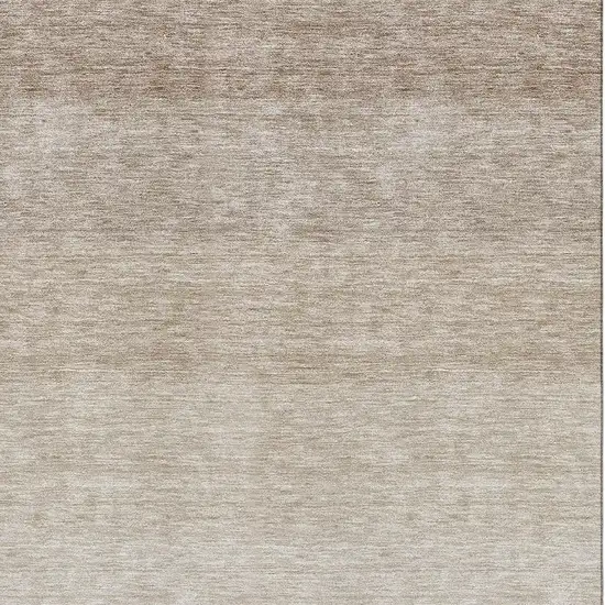 Beige And Ivory Ombre Washable Area Rug With UV Protection Photo 3
