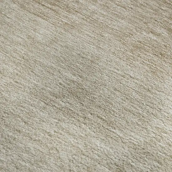 Beige And Ivory Ombre Washable Area Rug With UV Protection Photo 2