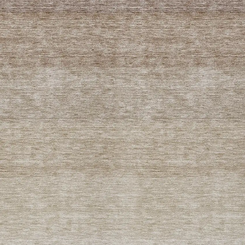 Beige And Ivory Ombre Washable Indoor Outdoor Area Rug Photo 5