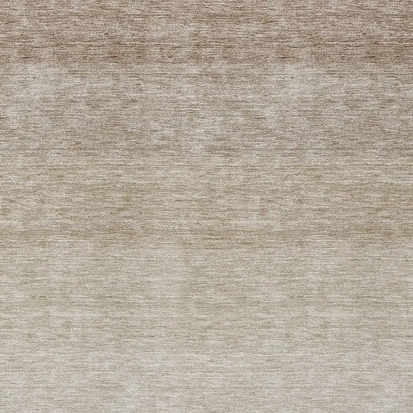 Beige And Ivory Ombre Washable Indoor Outdoor Area Rug Photo 5