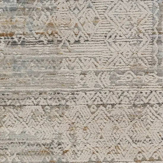 Beige And Ivory Southwestern Area Rug Photo 3