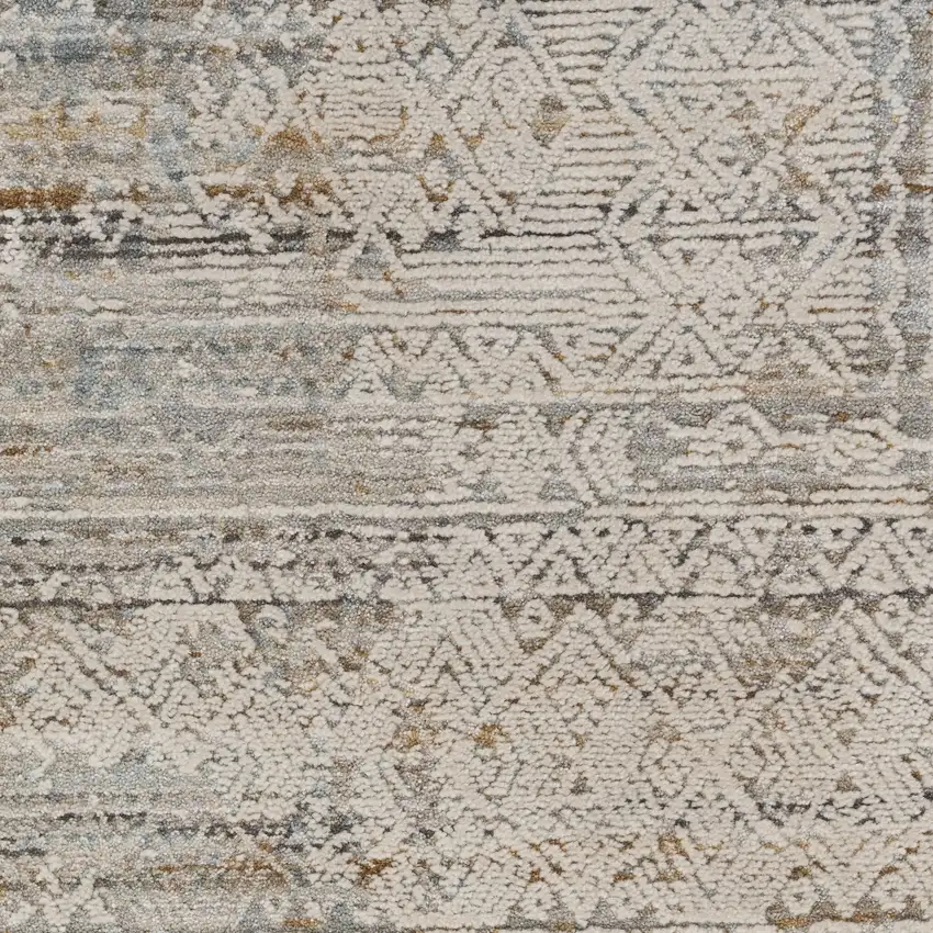 Beige And Ivory Southwestern Area Rug Photo 3
