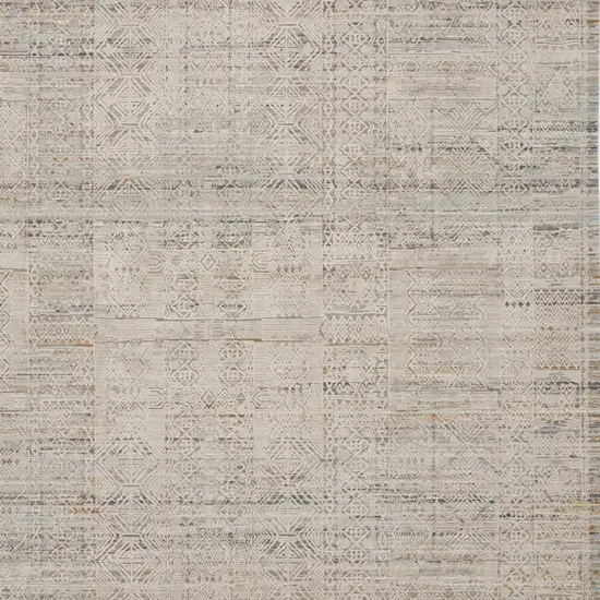 Beige And Ivory Southwestern Area Rug Photo 8