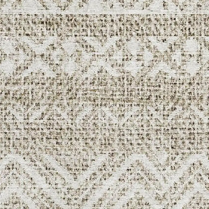 Beige And Ivory Southwestern Washable Area Rug With UV Protection Photo 3