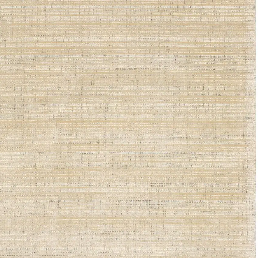 Beige And Ivory Striped Hand Tufted Area Rug Photo 4