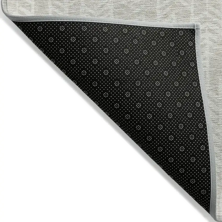 Beige And Ivory Tribal Washable Indoor Outdoor Area Rug Photo 4