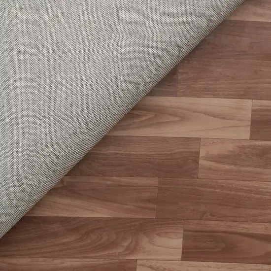 Beige And Ivory Wool Checkered Hand Tufted Square Rug Photo 9