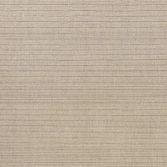 Beige And Ivory Wool Hand Woven Square Rug Photo 4