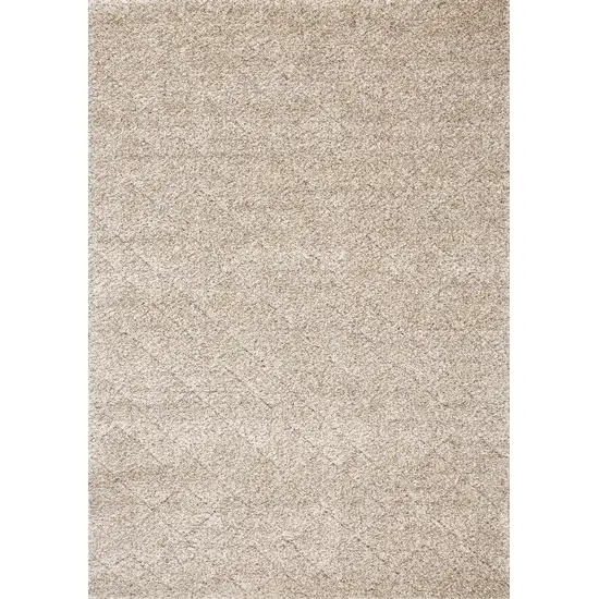 Beige And Natural Geometric Area Rug Photo 4