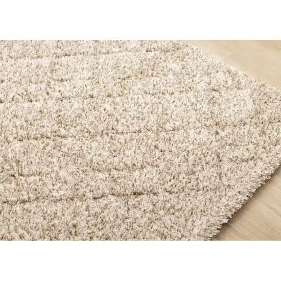 Beige And Natural Geometric Area Rug Photo 8