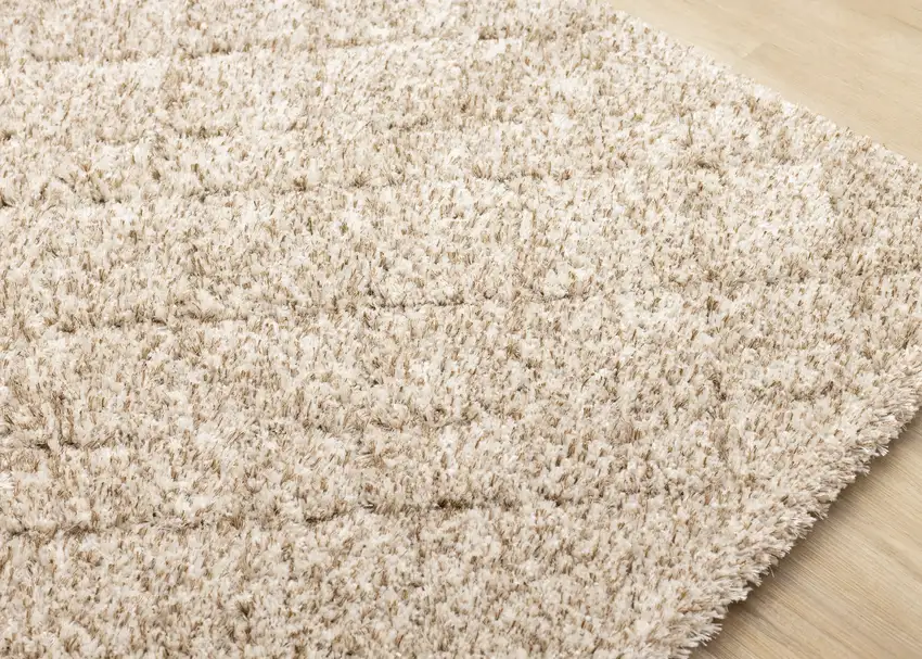 Beige And Natural Geometric Area Rug Photo 8