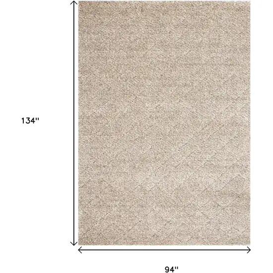 Beige And Natural Geometric Area Rug Photo 3