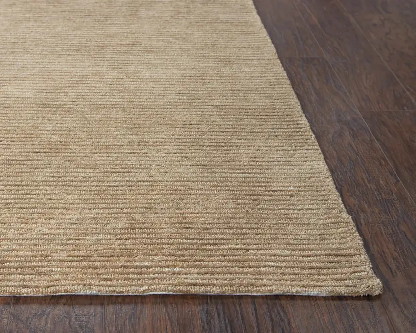 Beige And Natural Hand Tufted Area Rug With UV Protection Photo 2