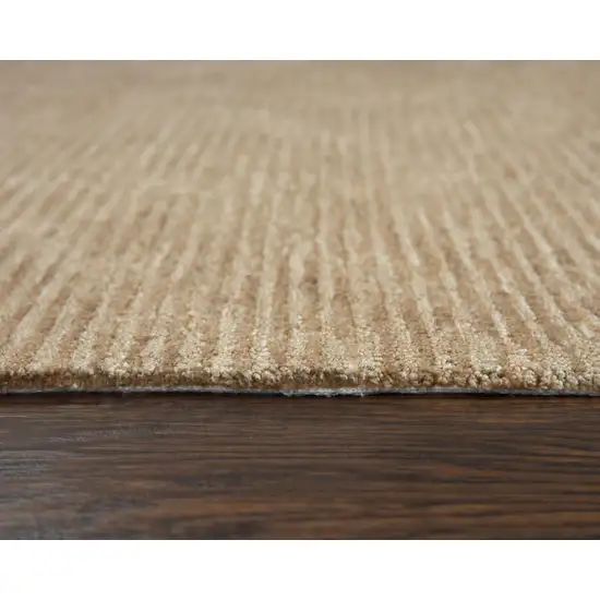 Beige And Natural Hand Tufted Area Rug With UV Protection Photo 5