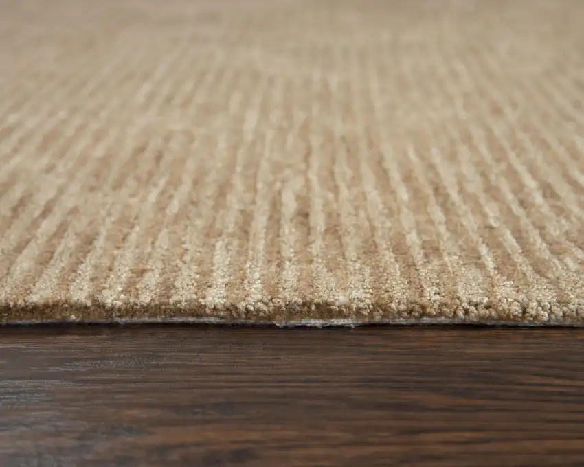 Beige And Natural Hand Tufted Area Rug With UV Protection Photo 5