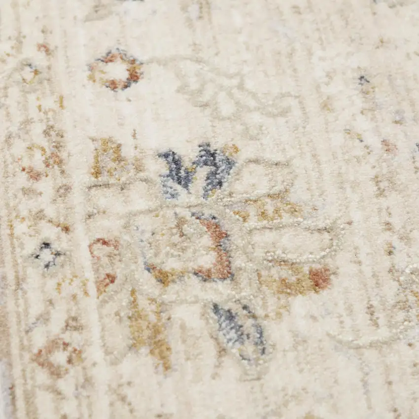 Beige And Natural Oriental Area Rug Photo 3