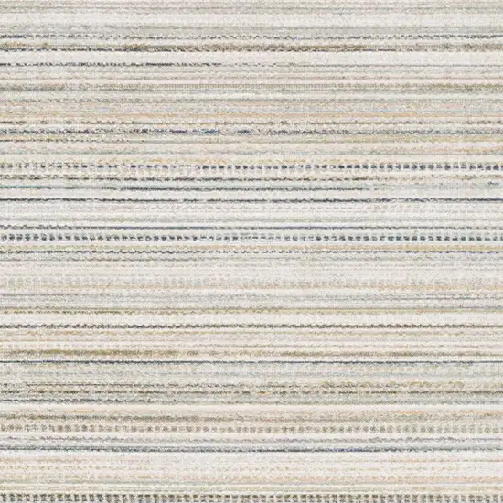 Beige And Navy Blue Striped Area Rug Photo 3