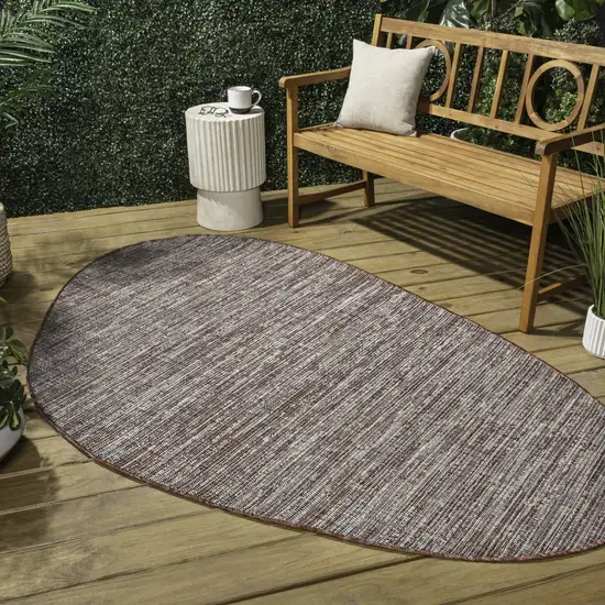 Beige And Red Medallion Indoor Outdoor Area Rug Photo 7