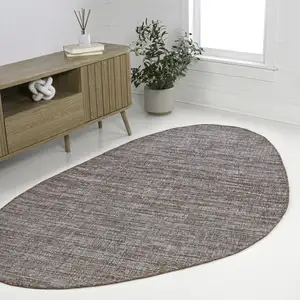 Photo of Beige And Red Medallion Indoor Outdoor Area Rug