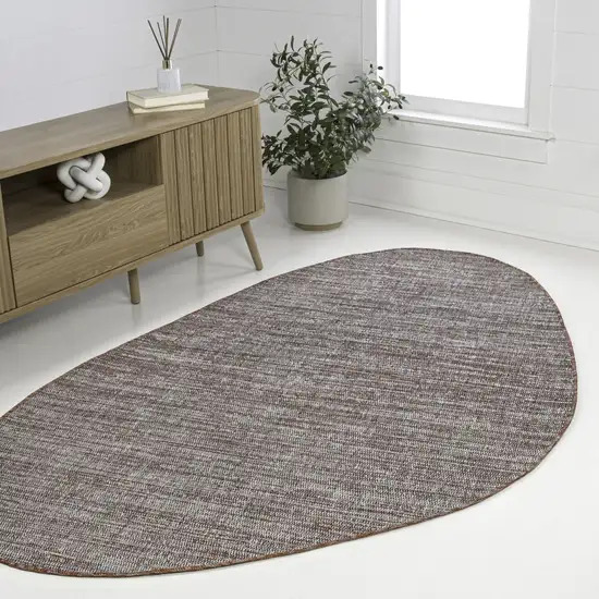 Beige And Red Medallion Indoor Outdoor Area Rug Photo 6