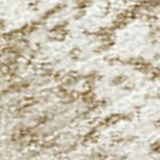 Beige And Tan Geometric Washable Indoor Outdoor Area Rug Photo 2