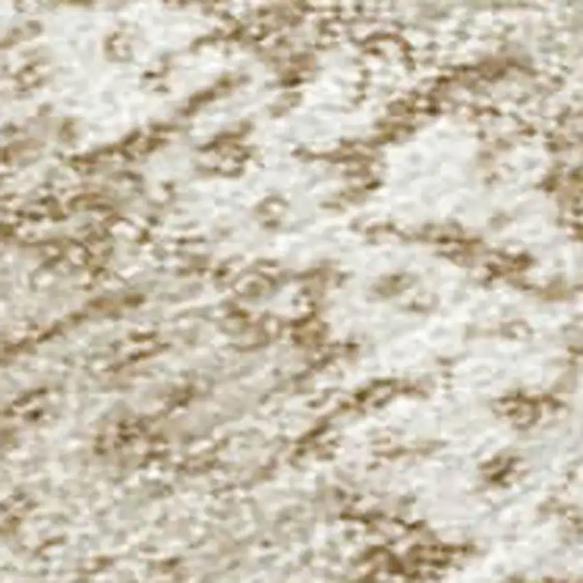 Beige And Tan Geometric Washable Indoor Outdoor Area Rug Photo 3