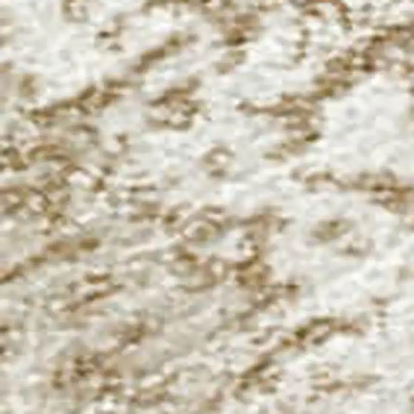 Beige And Tan Geometric Washable Indoor Outdoor Area Rug Photo 2