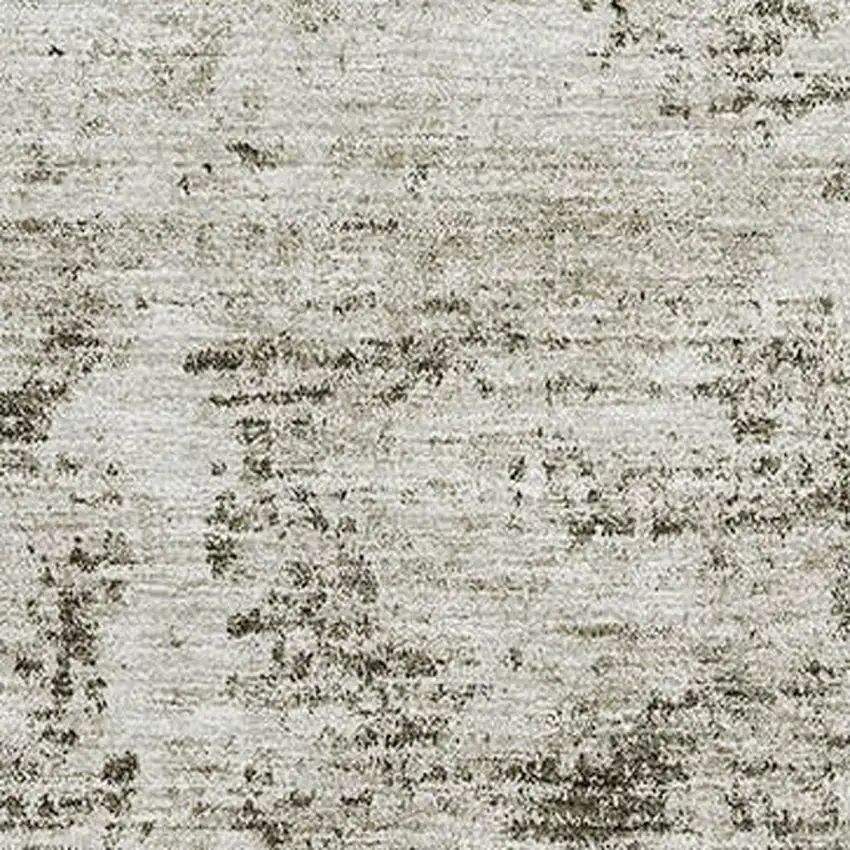 Beige And Taupe Abstract Washable Area Rug With UV Protection Photo 2