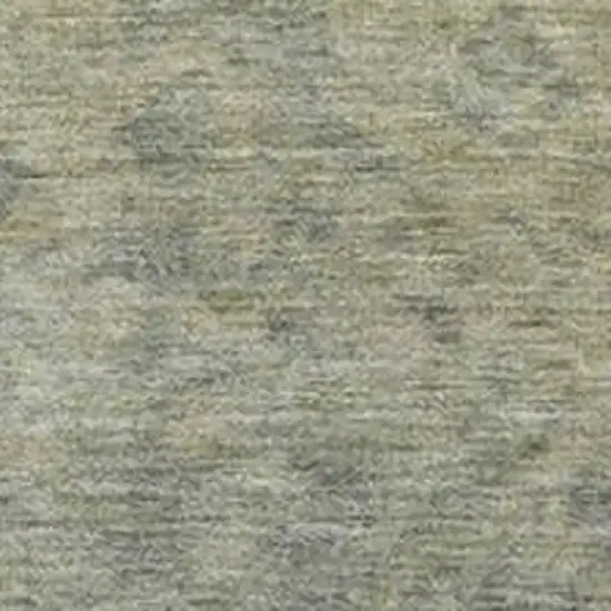 Beige And Taupe Damask Washable Indoor Outdoor Area Rug Photo 3