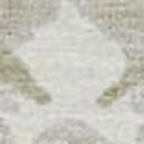 Beige And Taupe Damask Washable Indoor Outdoor Area Rug Photo 3