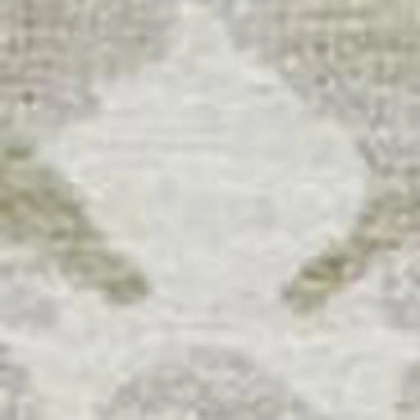 Beige And Taupe Damask Washable Indoor Outdoor Area Rug Photo 3