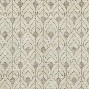 Photo of Beige And Taupe Geometric Washable Area Rug With UV Protection