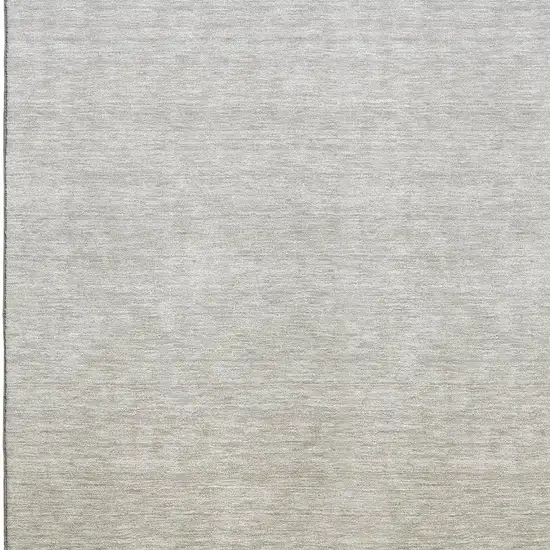 Beige And Taupe Ombre Washable Area Rug With UV Protection Photo 3