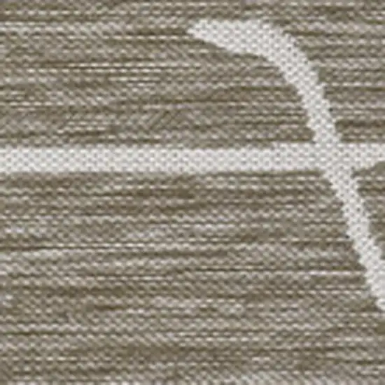 Beige And White Animal Print Indoor Outdoor Area Rug Photo 2