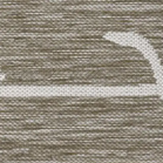 Beige And White Animal Print Indoor Outdoor Area Rug Photo 2