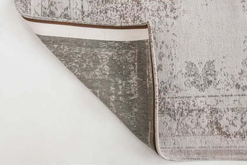 Beige And White Medallion ,Washable, Area Rug Photo 5