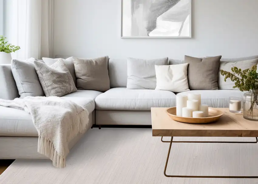 Beige Area Rug Photo 6