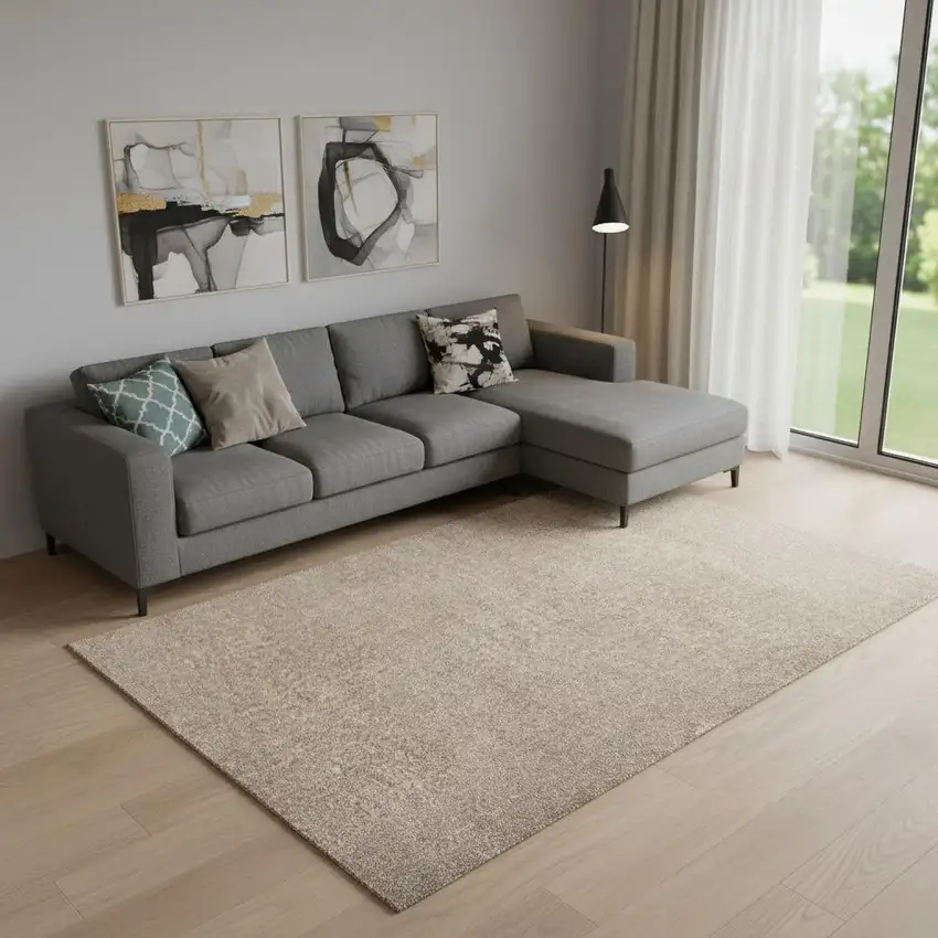 Beige Area Rug Photo 2