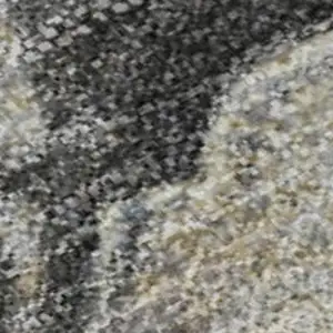 Photo of Beige Blue And Copper Abstract Washable Area Rug With UV Protection