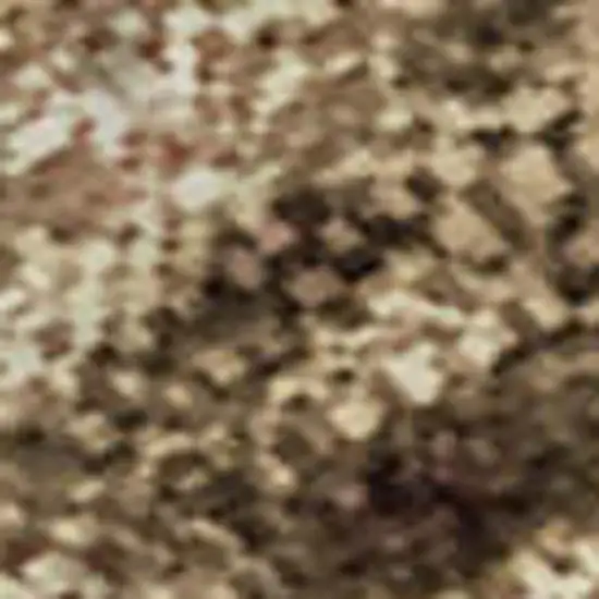 Beige Blue And Ivory Abstract Washable Area Rug With UV Protection Photo 4