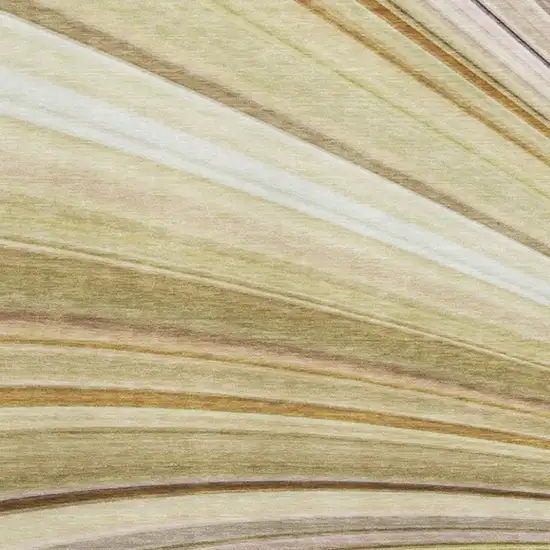 Beige Blue And Ivory Abstract Washable Area Rug With UV Protection Photo 4