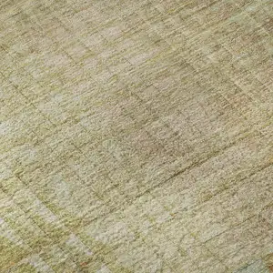 Photo of Beige Blue And Khaki Geometric Washable Area Rug With UV Protection