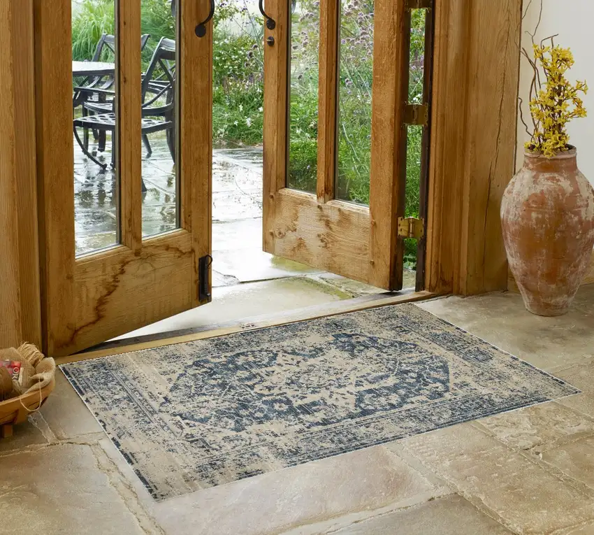 Ivory Oriental Area Rug Photo 1