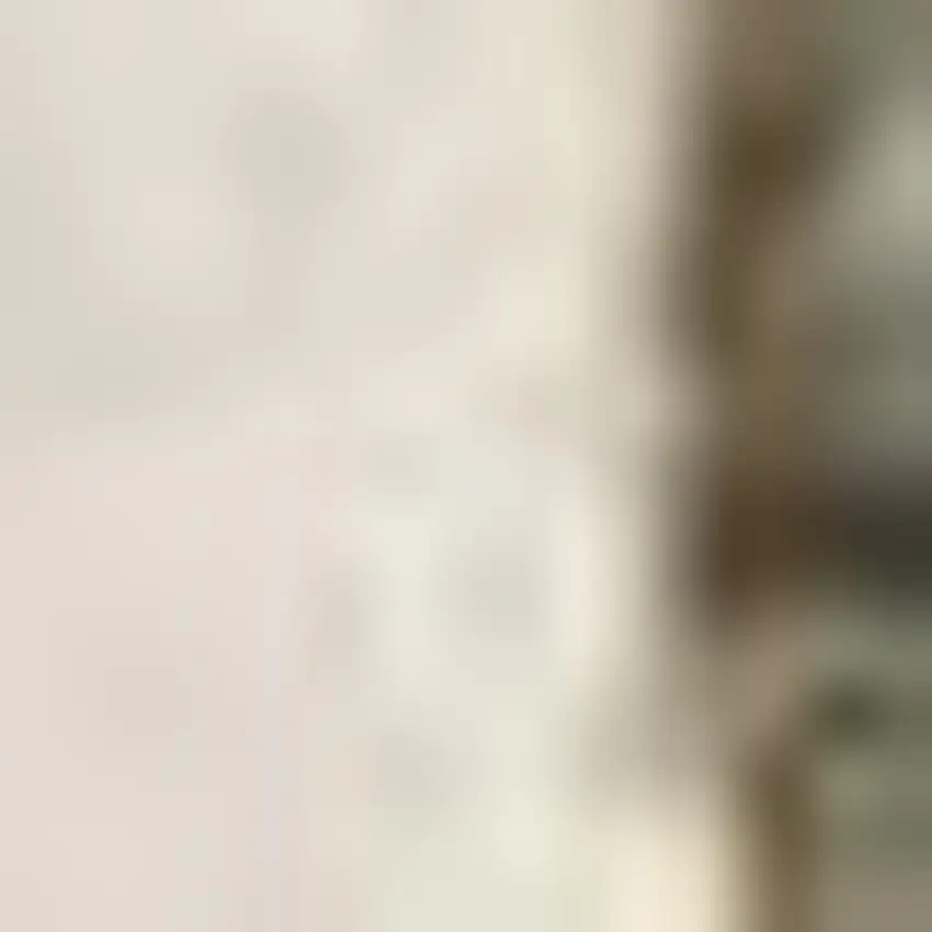 8' Ivory And Blue Oriental Runner Rug Photo 3