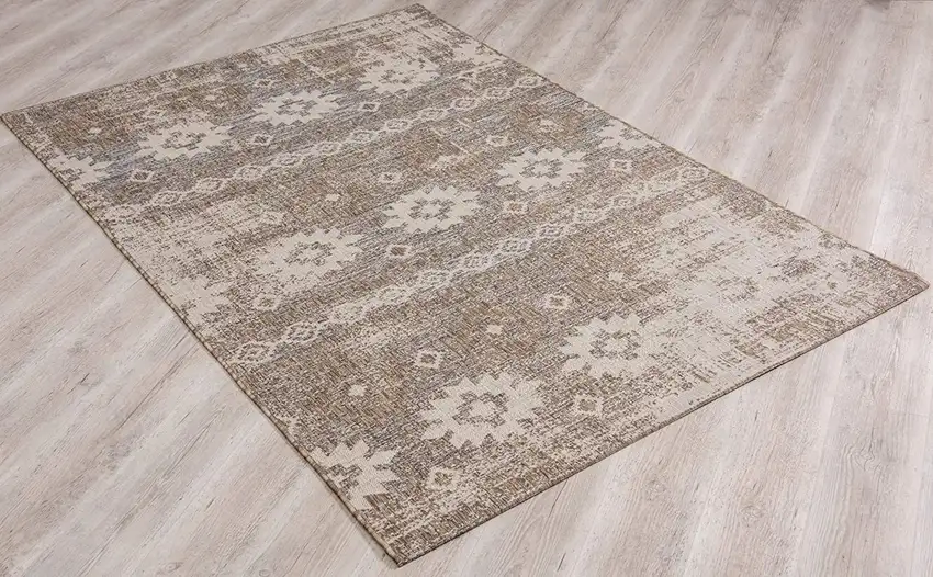 Beige Boho Chic Area Rug Photo 7
