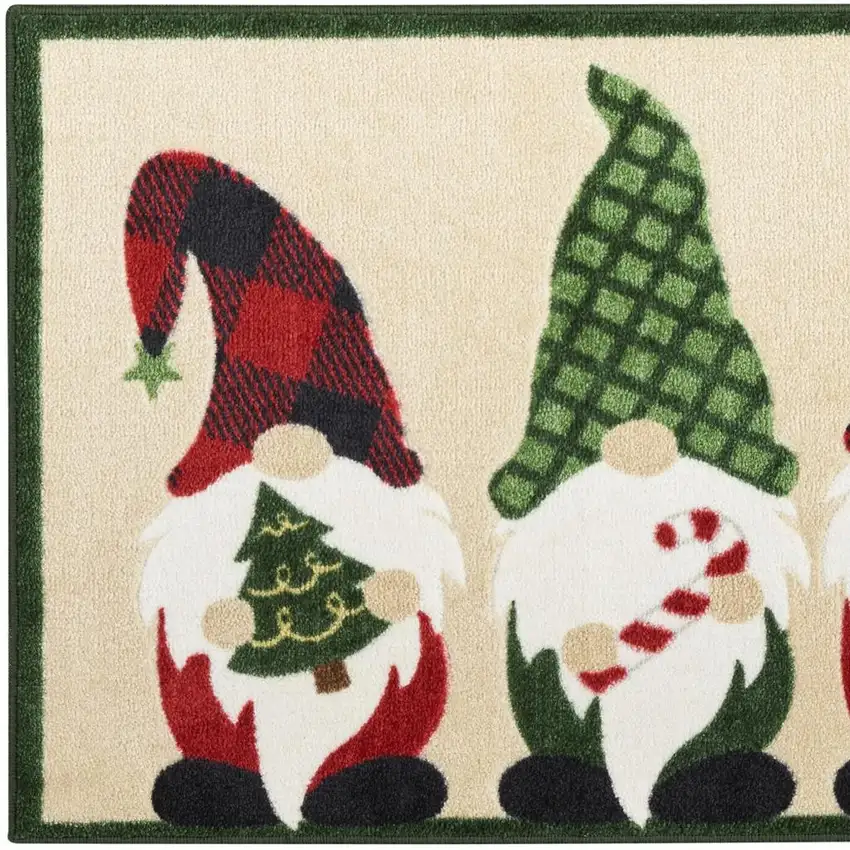 Beige Botanical Leaves Area Rug Photo 3