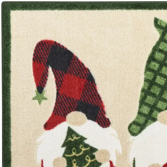 Beige Botanical Leaves Area Rug Photo 6