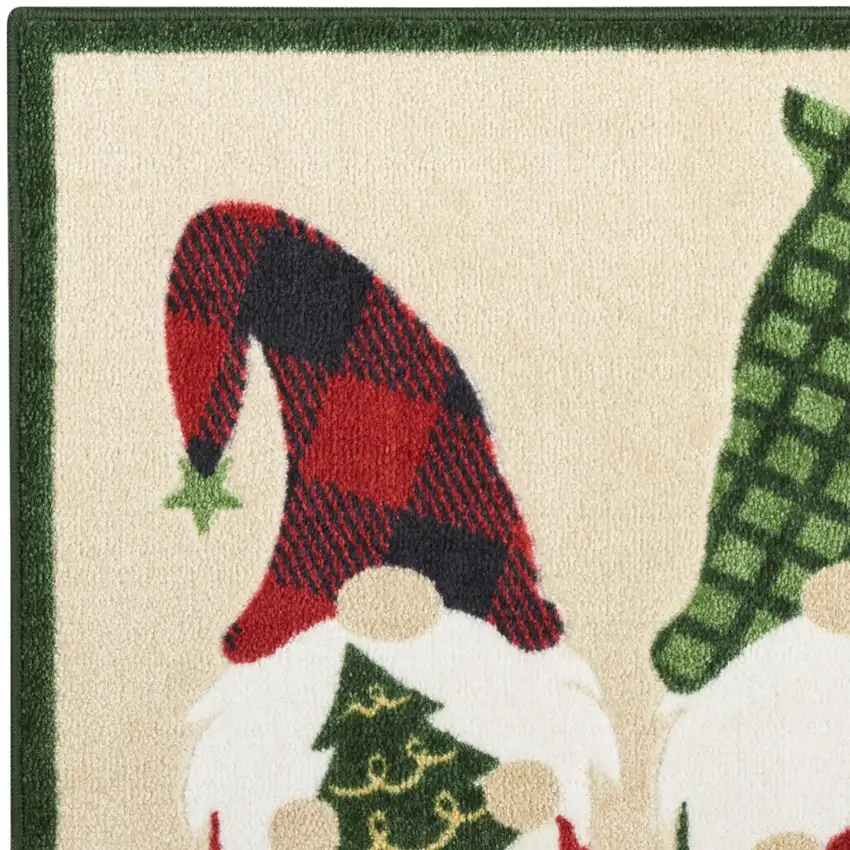 Beige Botanical Leaves Area Rug Photo 6